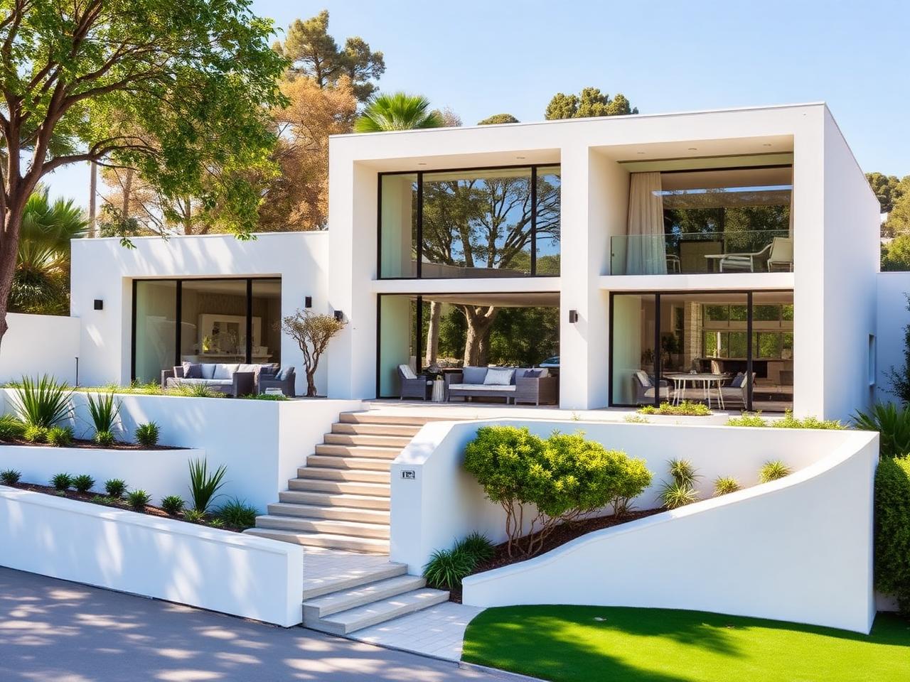 Modern Hillside Estate